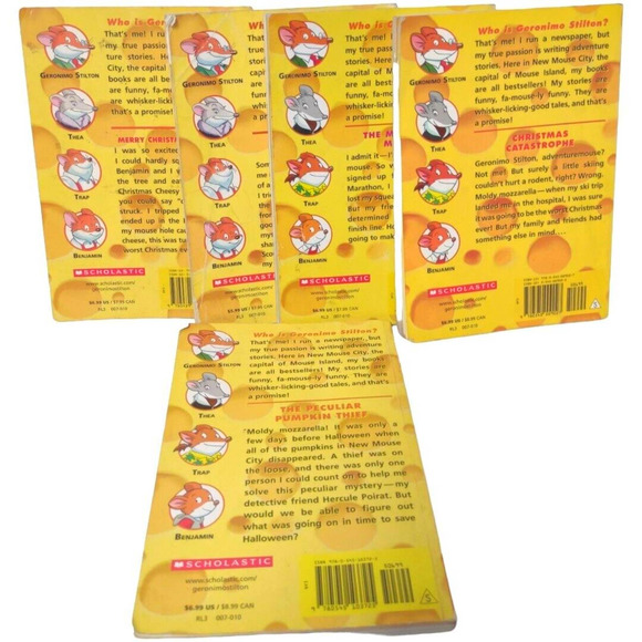 Geronimo Stilton Books Lot Of 5 Childrens Entertainment Family Fun - Picture 2 of 11